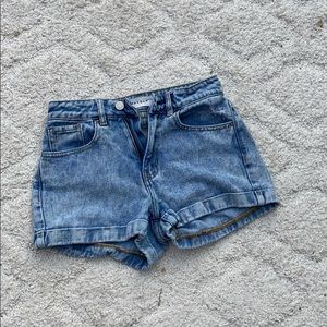 Lightwash Pacsun Jean Shorts